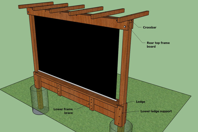 DIY Outdoor Theater
 Show Thyme How to Build an Outdoor Theater in Your Garden