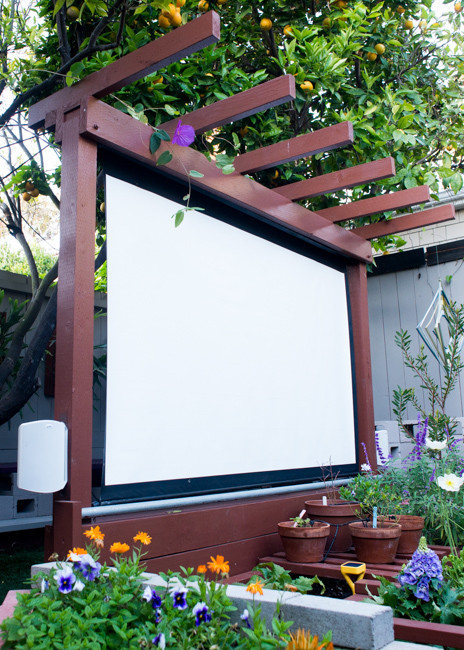 DIY Outdoor Theater
 Show Thyme How to Build an Outdoor Theater in Your Garden