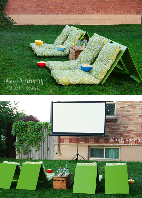 DIY Outdoor Theater
 Outdoor Movie Theater Seating