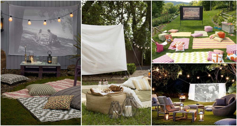 DIY Outdoor Theater
 Easy DIY Outdoor Cinema Will Make Your Yard The Ultimate