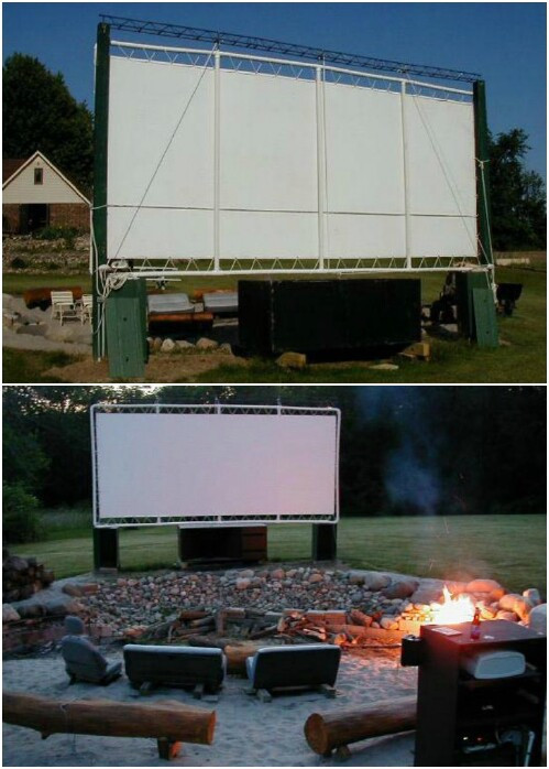 DIY Outdoor Theater
 35 Ridiculously Fun DIY Backyard Games That Are Borderline
