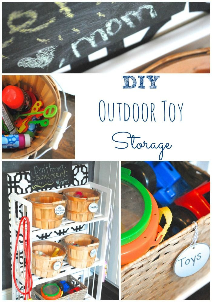 DIY Outdoor Toy Storage
 DIY Outdoor Toy Storage makinglemonadeblog
