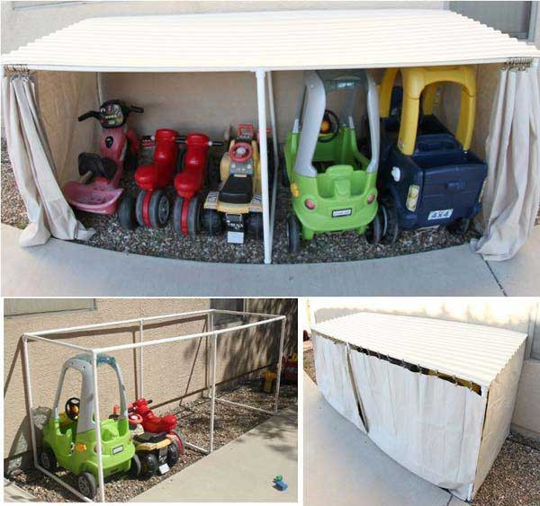 DIY Outdoor Toy Storage
 24 Practical DIY Storage Solutions for Your Garden and Yard