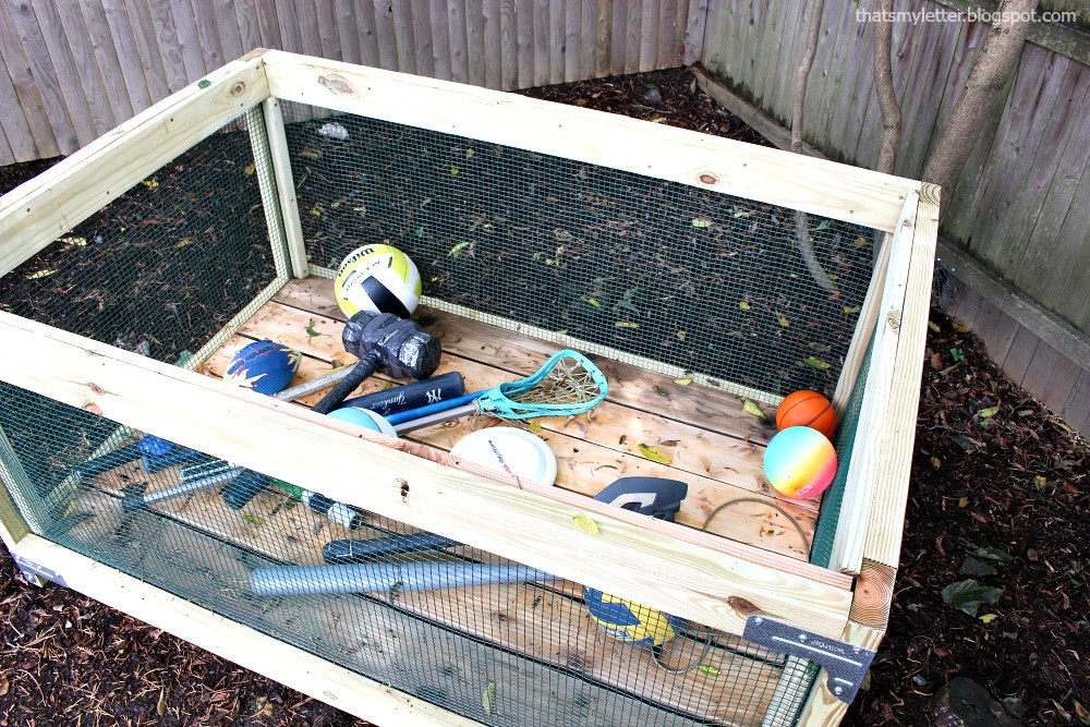 DIY Outdoor Toy Storage
 Outdoor Toy Storage DIY Done Right