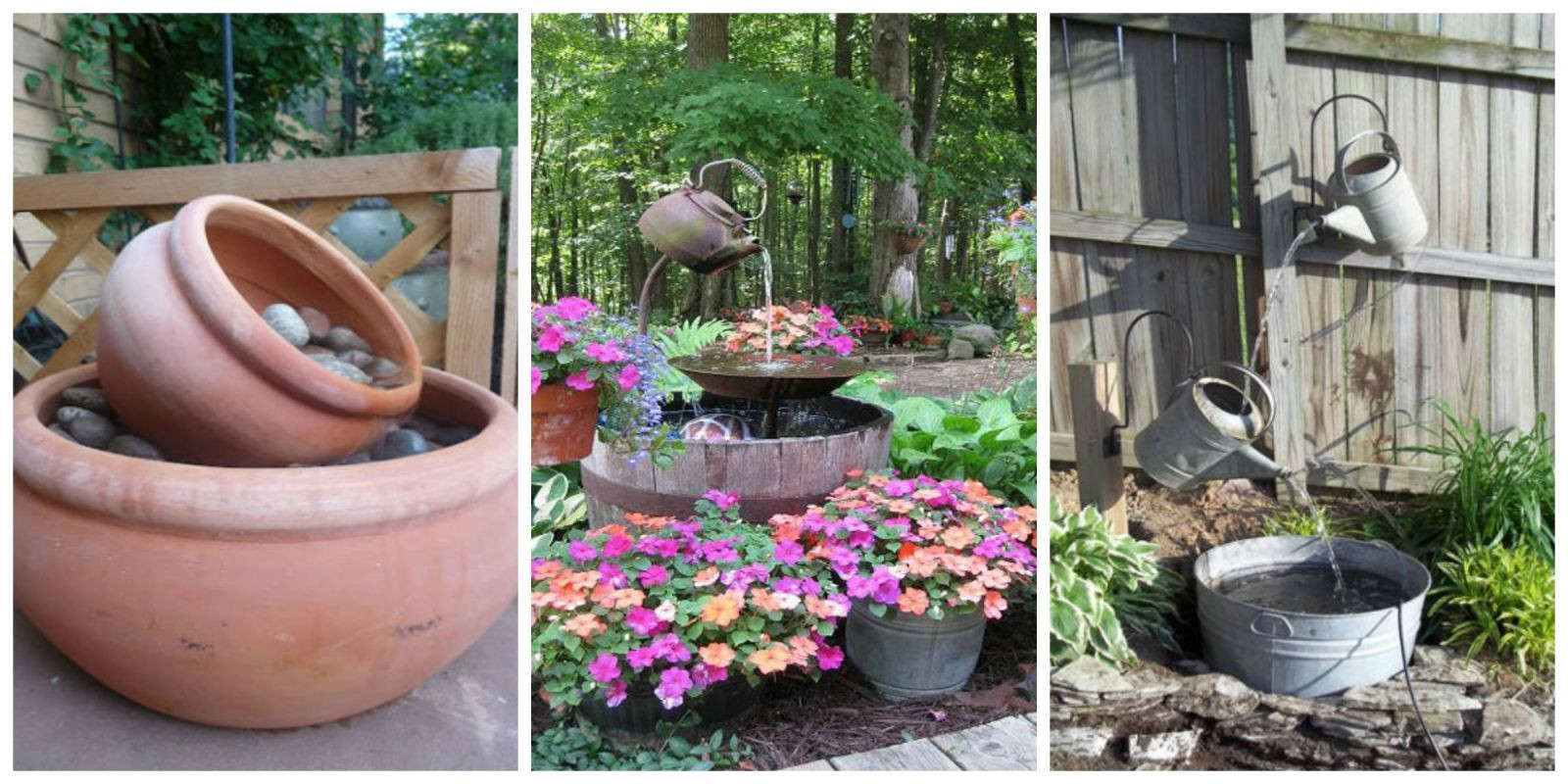 DIY Outdoor Water Fountain
 15 DIY Outdoor Fountain Ideas How To Make a Garden