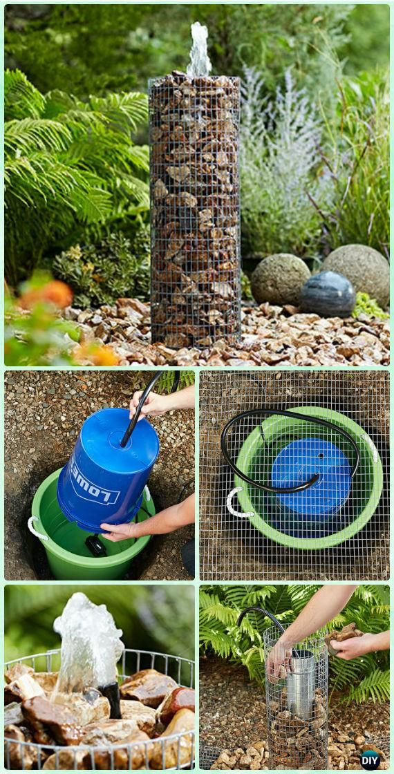 DIY Outdoor Water Fountain
 Best 25 Rock fountain ideas on Pinterest