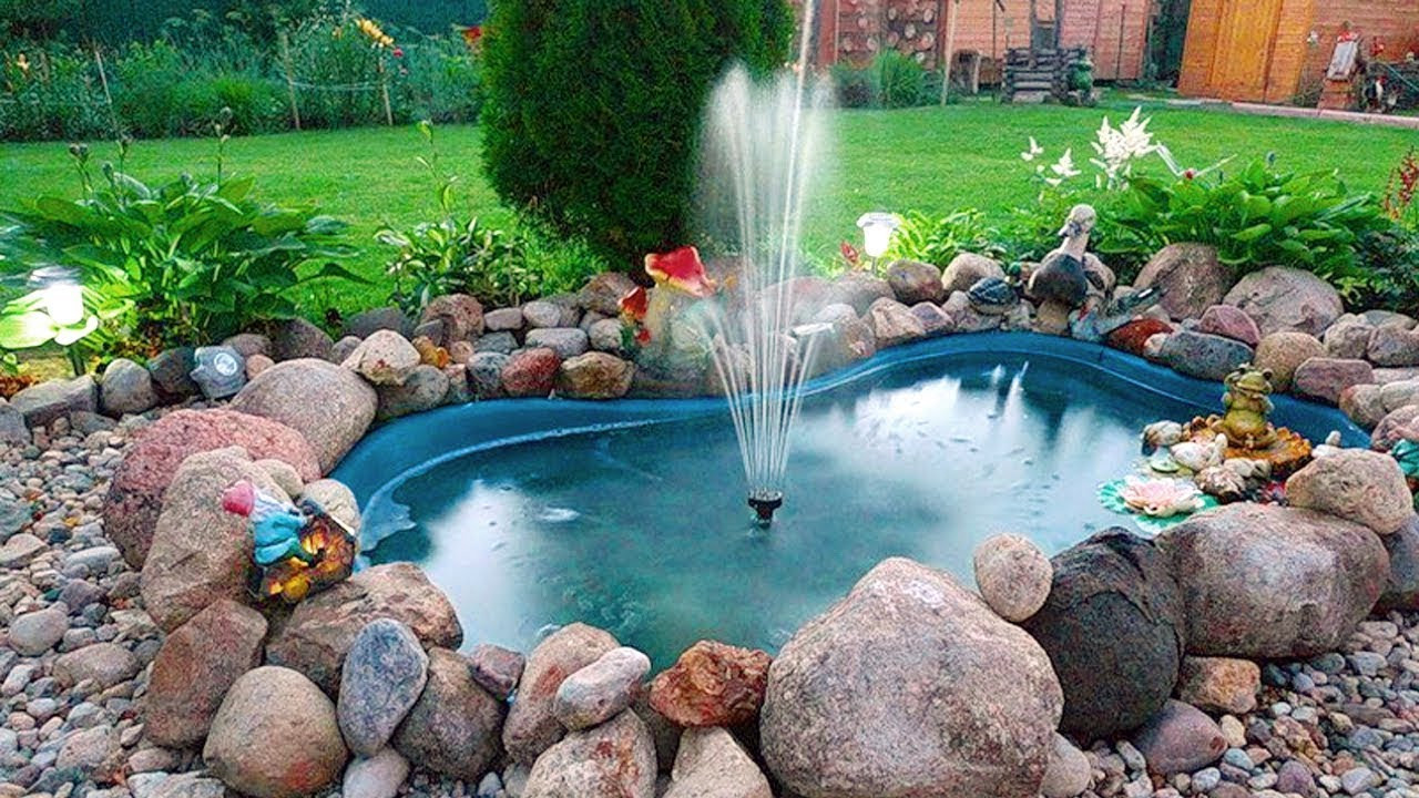 DIY Outdoor Water Fountain
 Small Creative Water Fountain Design Ideas