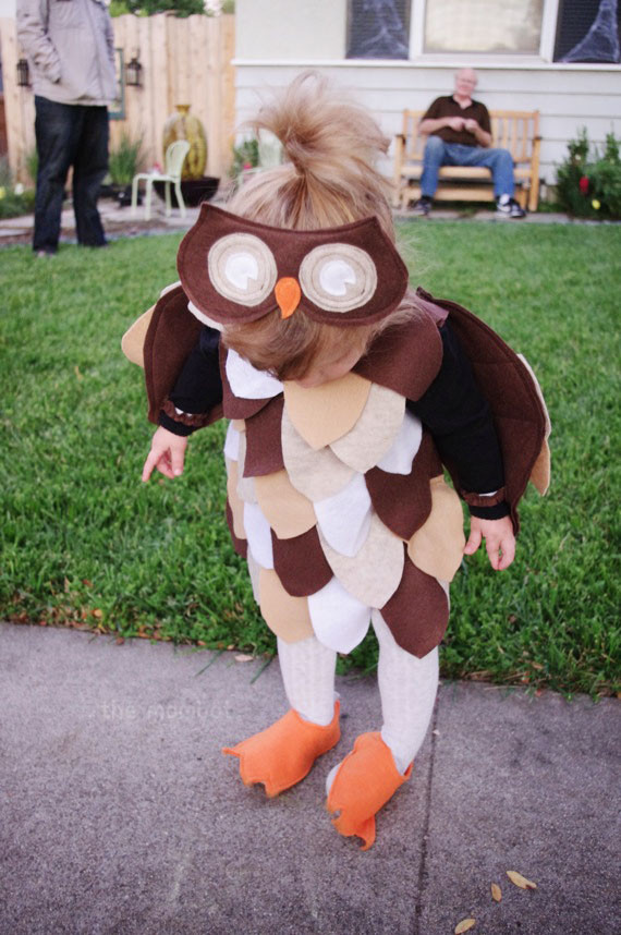 DIY Owl Costumes
 DIY owl Halloween costume The Mombot