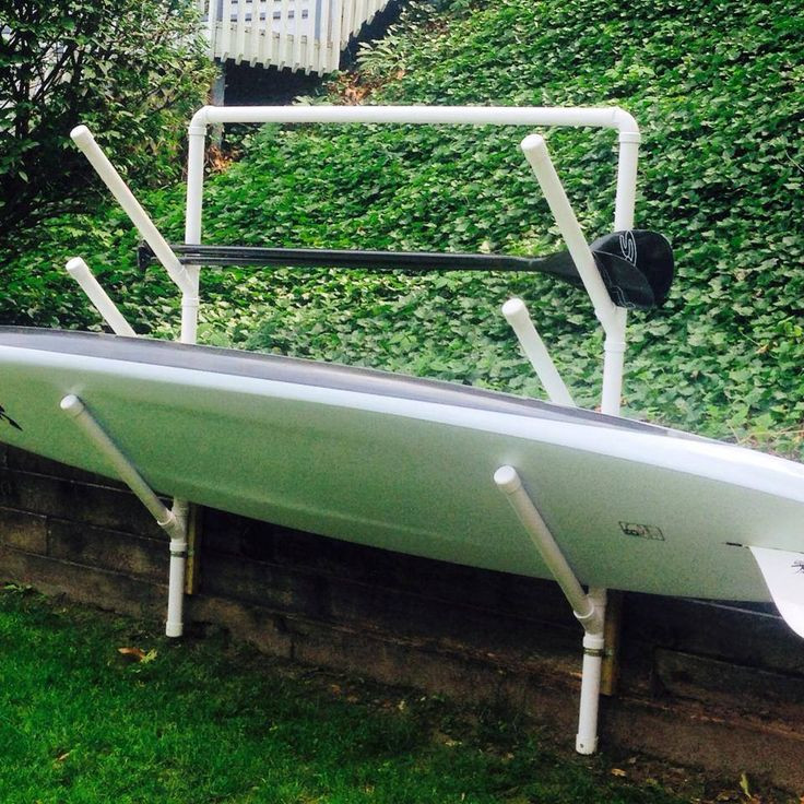 DIY Paddle Board Rack
 17 Best ideas about Kayak Storage on Pinterest