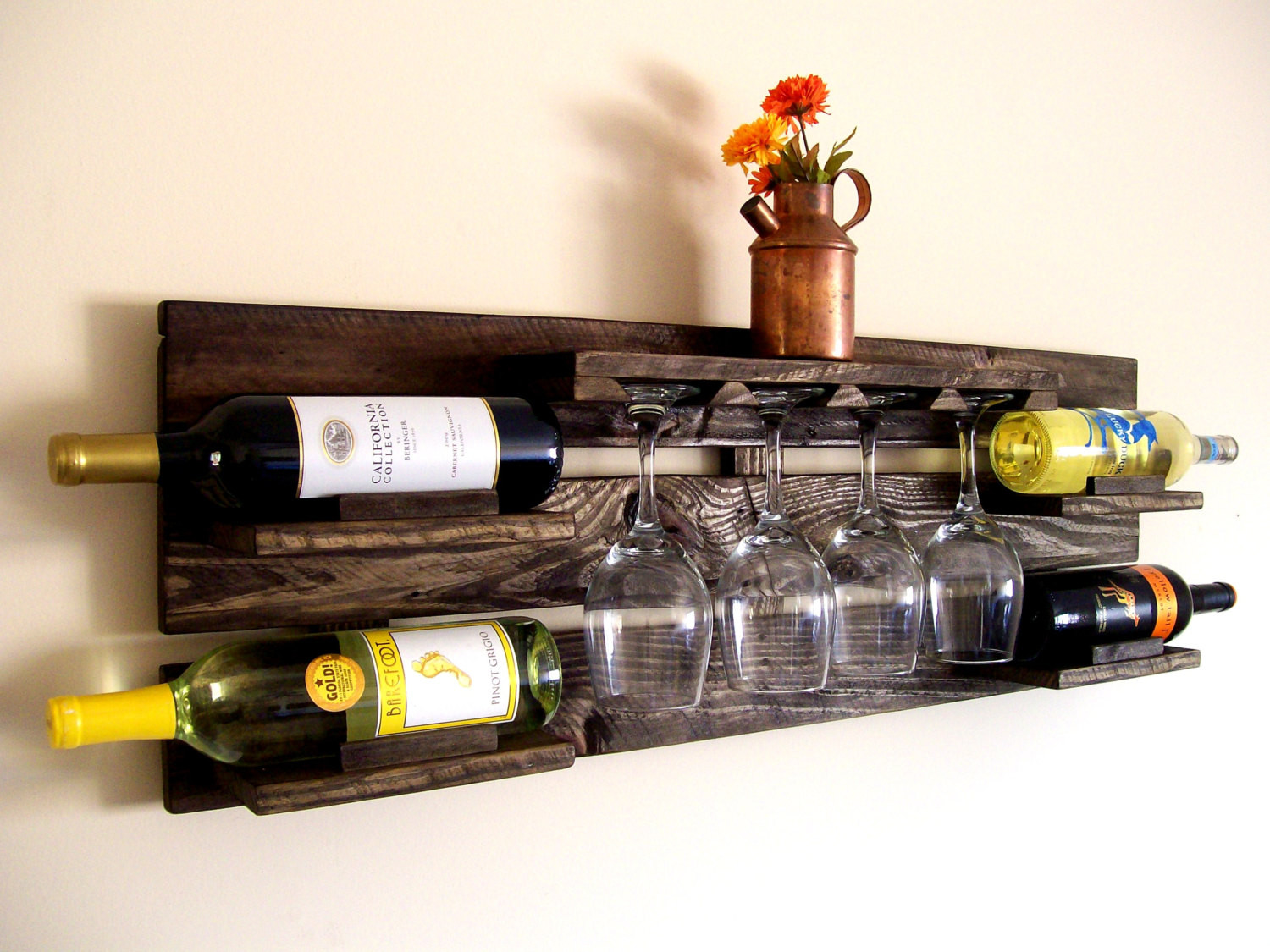 DIY Pallet Wine Rack
 Clever Ways Adding Wine Glass Racks To Your Home s Décor