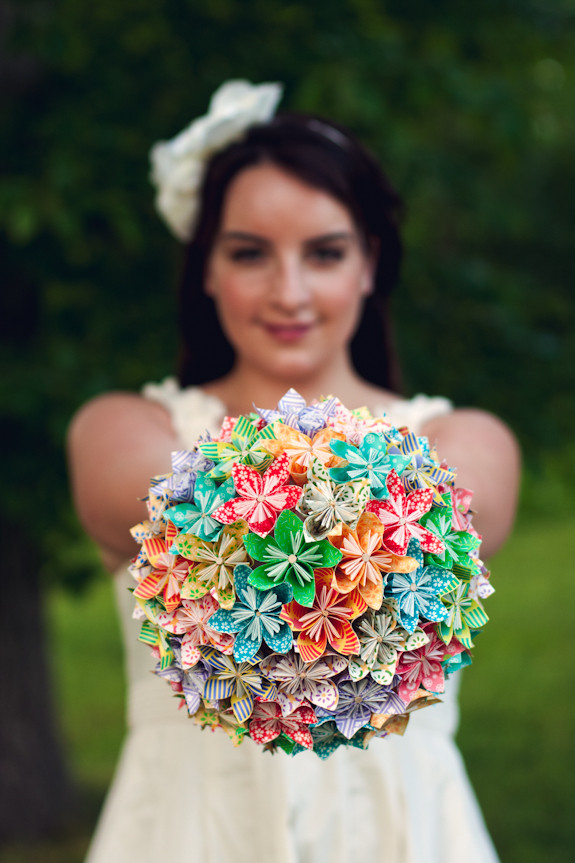 DIY Paper Flowers Wedding
 DIY How To Origami Paper Flower Bouquet