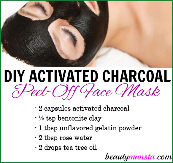 DIY Peel Off Face Mask For Acne
 DIY Activated Charcoal Peel f Mask beautymunsta