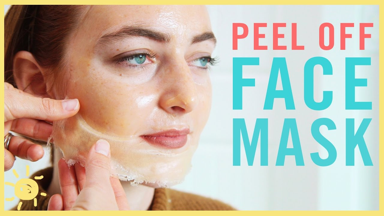 DIY Peel Off Face Mask For Acne
 DIY