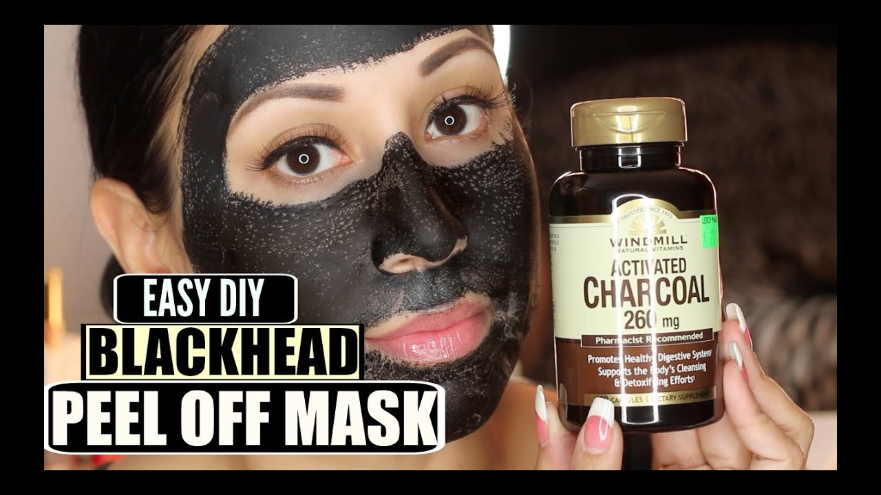 DIY Peel Off Mask
 Easy DIY Blackhead Remover Peel f Mask Peeling off