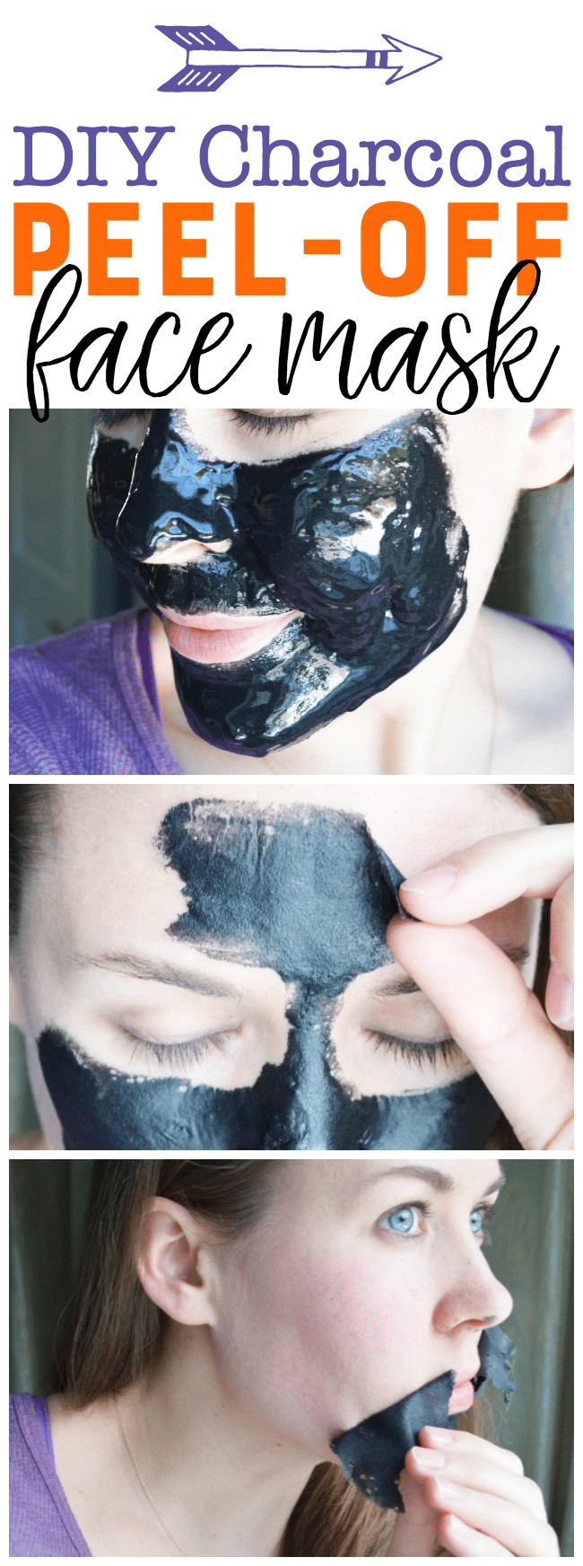 DIY Peel Off Mask
 DIY Charcoal Peel f Mask Easy Blackhead Busting Mask