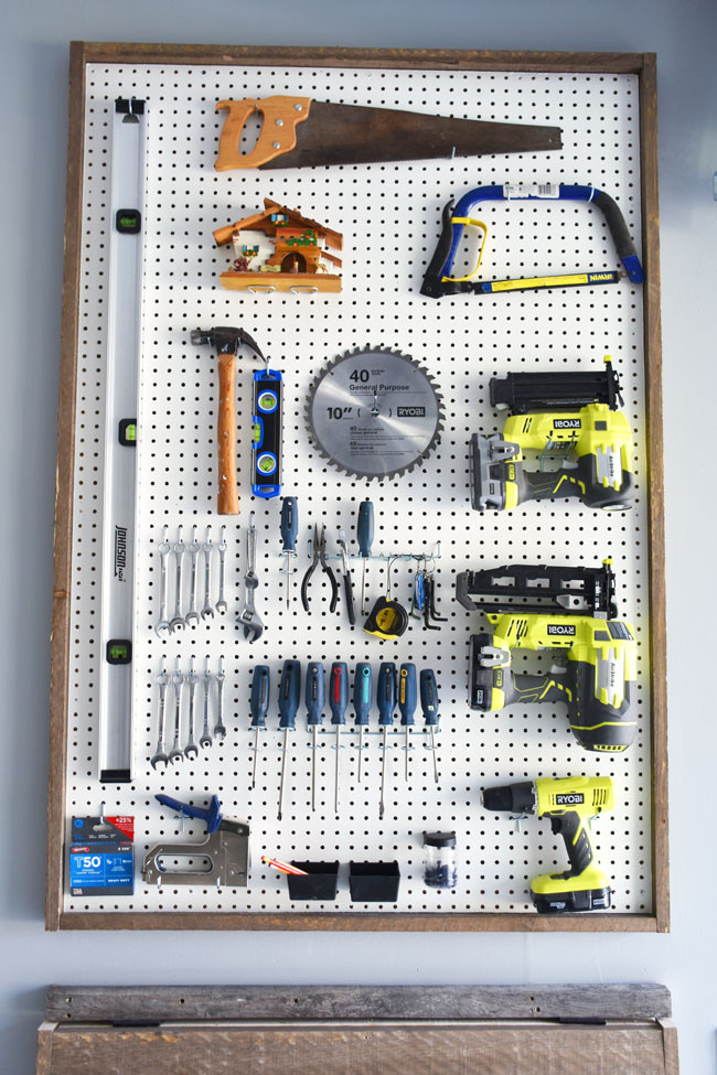 DIY Pegboard Tool Organizer
 Woman in Real Life The Art of the Everyday Garage