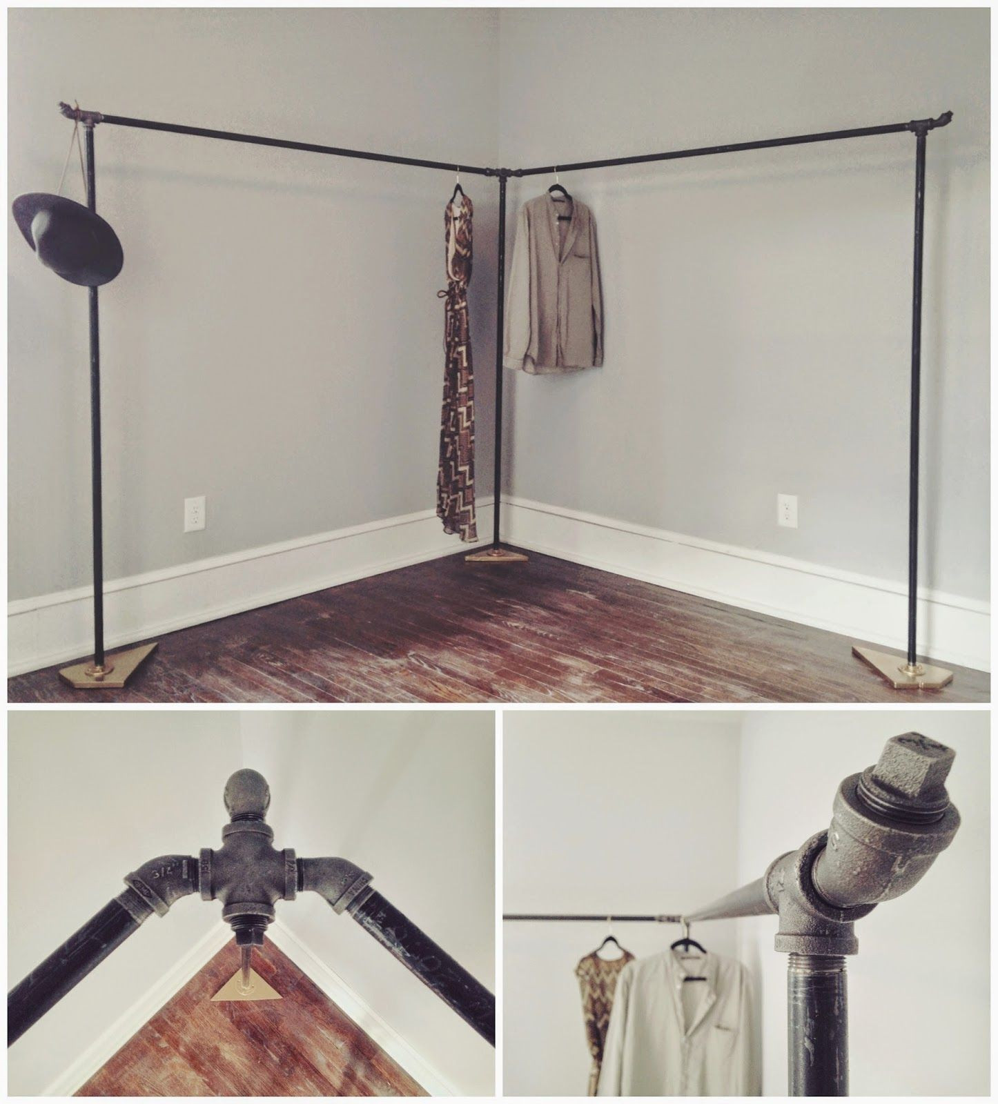 DIY Pipe Clothing Rack
 Awash with Wonder That Time We Built A Clothes Rack DIY