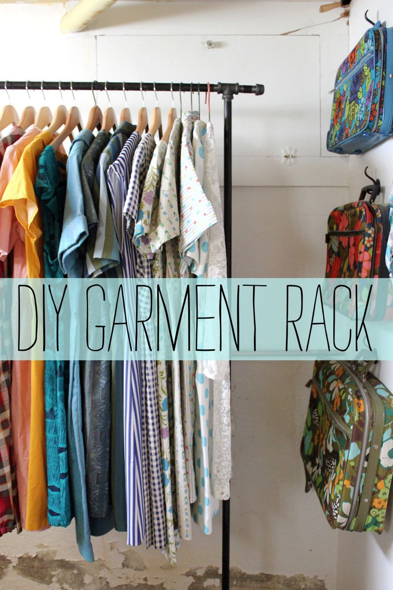 DIY Pipe Clothing Rack
 Pinterest Picks Clothing Racks