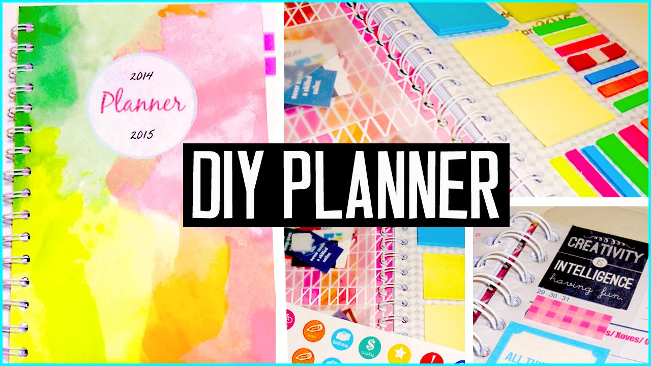 DIY Planner Cover
 DIY PLANNER Cover decorations stickers & more DIY back