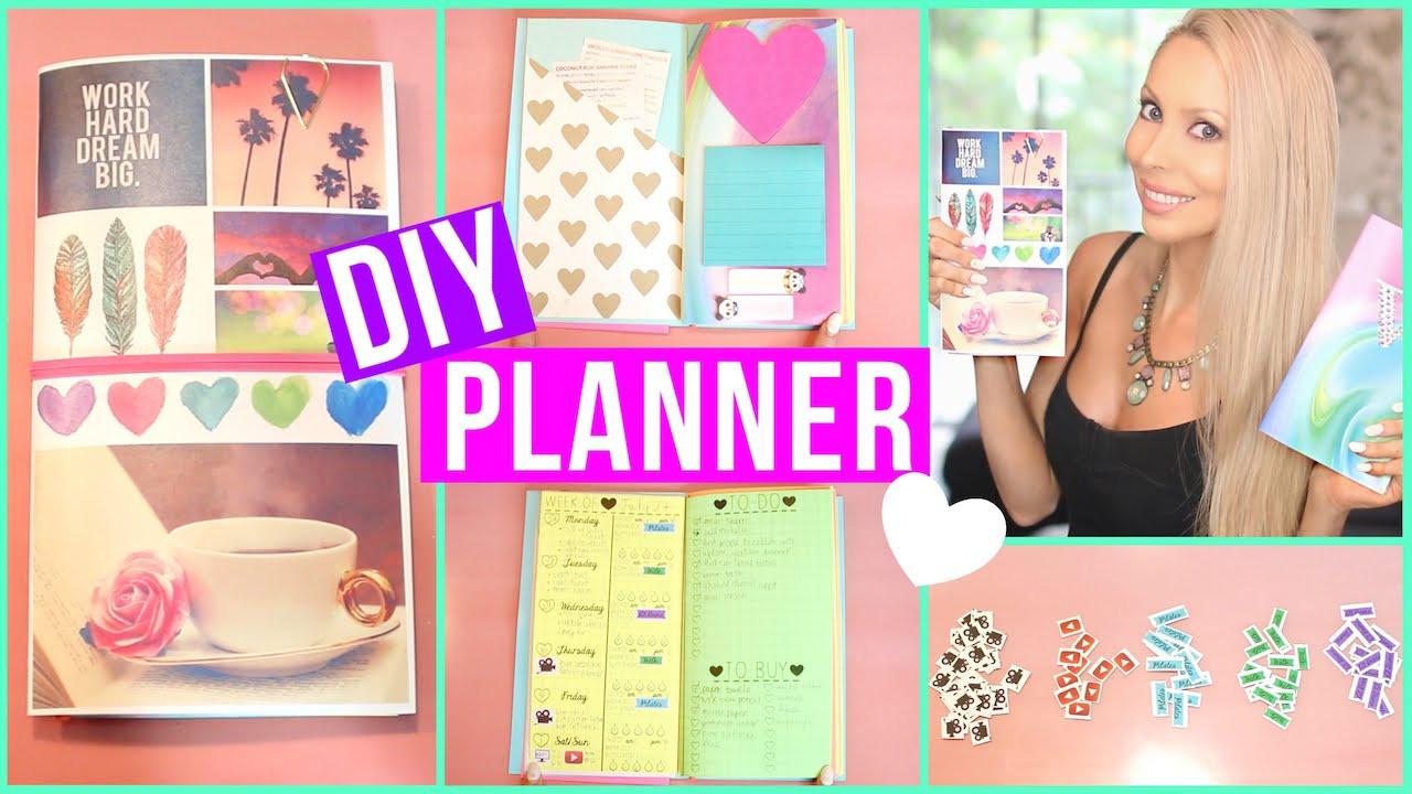 DIY Planner Cover
 DIY Planner ♡ Cover Inserts Stickers More