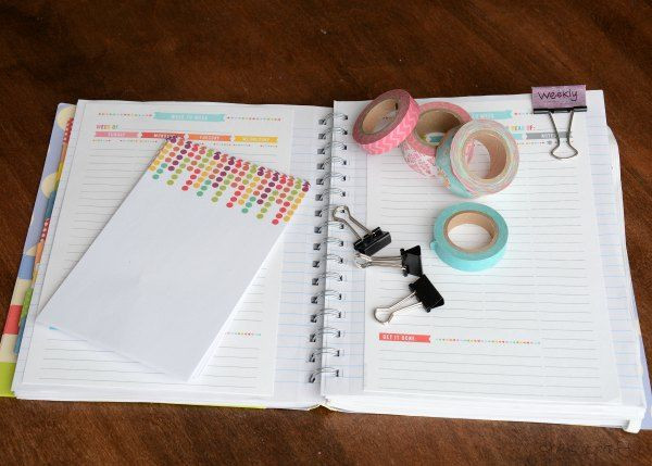 DIY Planner From Notebook
 She s crafty DIY Planner
