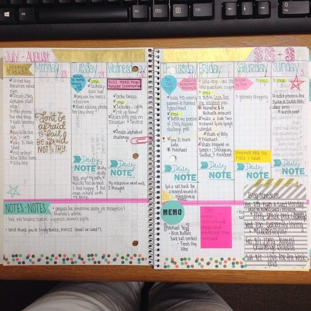 DIY Planner From Notebook
 17 Best images about Bullet Journal on Pinterest