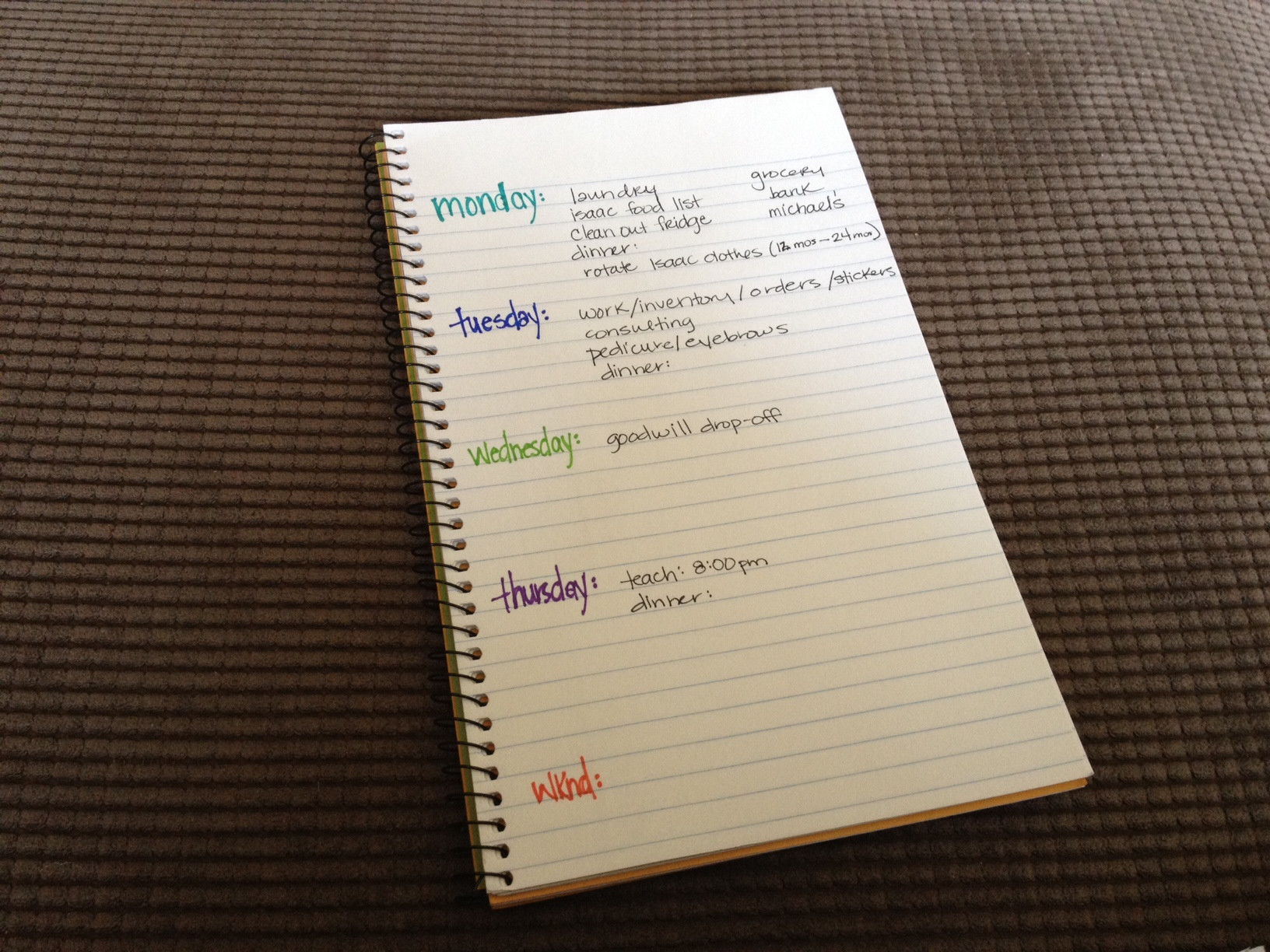 diy budget planner