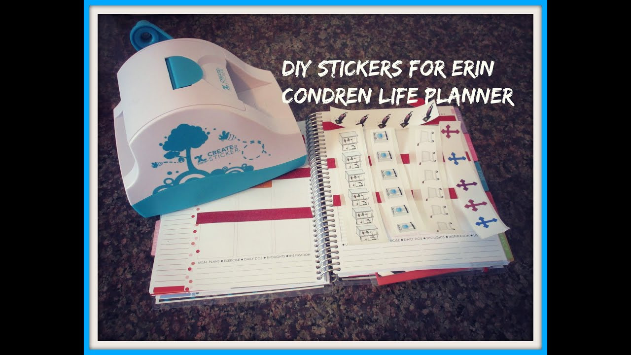 DIY Planner Stickers
 DIY Stickers For EC Planner Xyron Create A Sticker