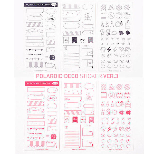 DIY Planner Stickers
 6 Sheets DIY Calendar Paper Sticker Scrapbook Diary