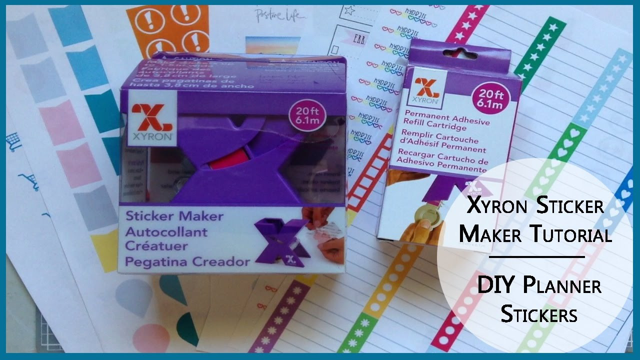 DIY Planner Stickers
 DIY Planner Stickers Using Xyron Sticker Maker