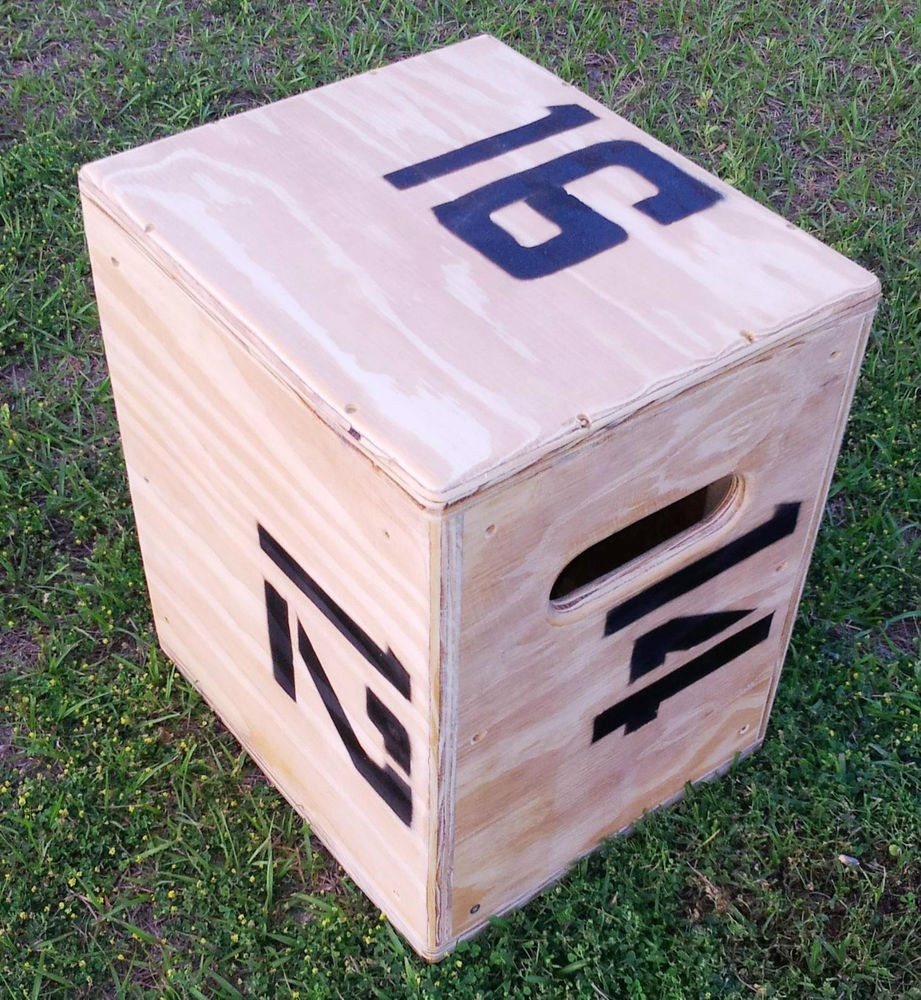 DIY Plyo Box
 Plyo jump Crossfit plyometric box 16 X 14 X 12