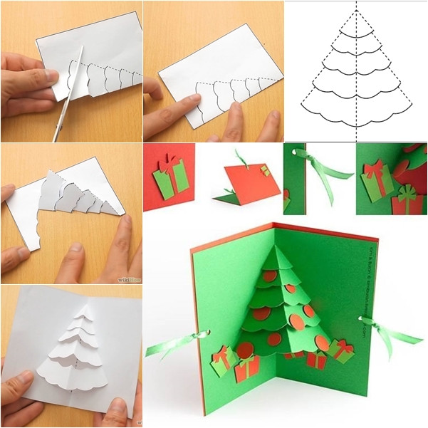 DIY Pop Up Christmas Cards
 Wonderful DIY Pyramid Gift Box