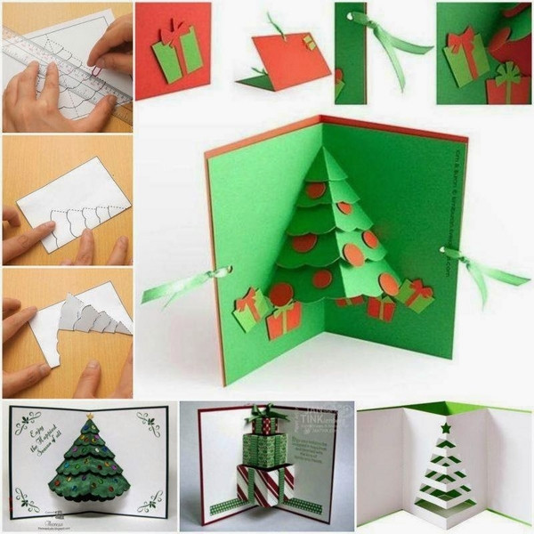 DIY Pop Up Christmas Cards
 DIY Happy New Year cards – creative ideas for seasonal