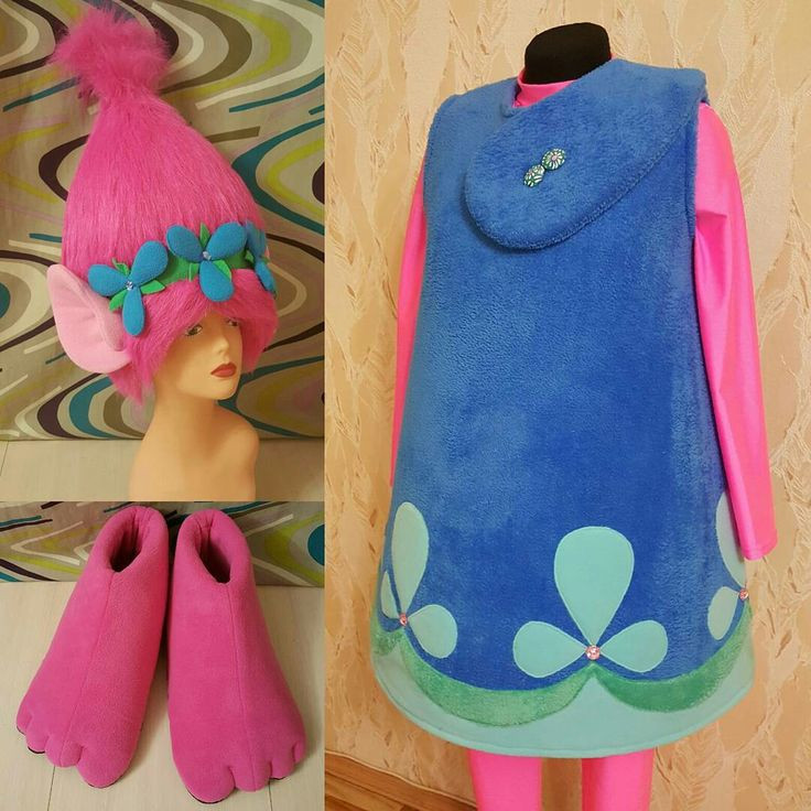 DIY Poppy Costume
 Best 25 Troll costume ideas on Pinterest
