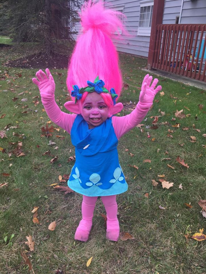 DIY Poppy Costume
 Mom Makes Toddler s Dream e True with DIY Trolls