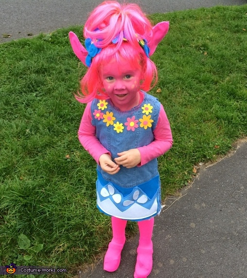 DIY Poppy Costume
 Trolls Poppy Costume