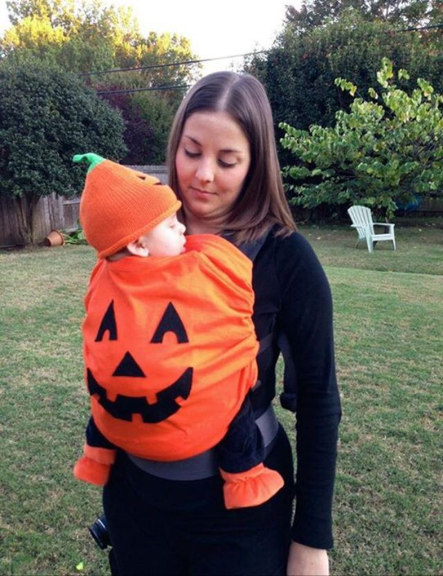 DIY Pumpkin Costume Toddler
 62 best Halloween Fasching & Karneval babywearing