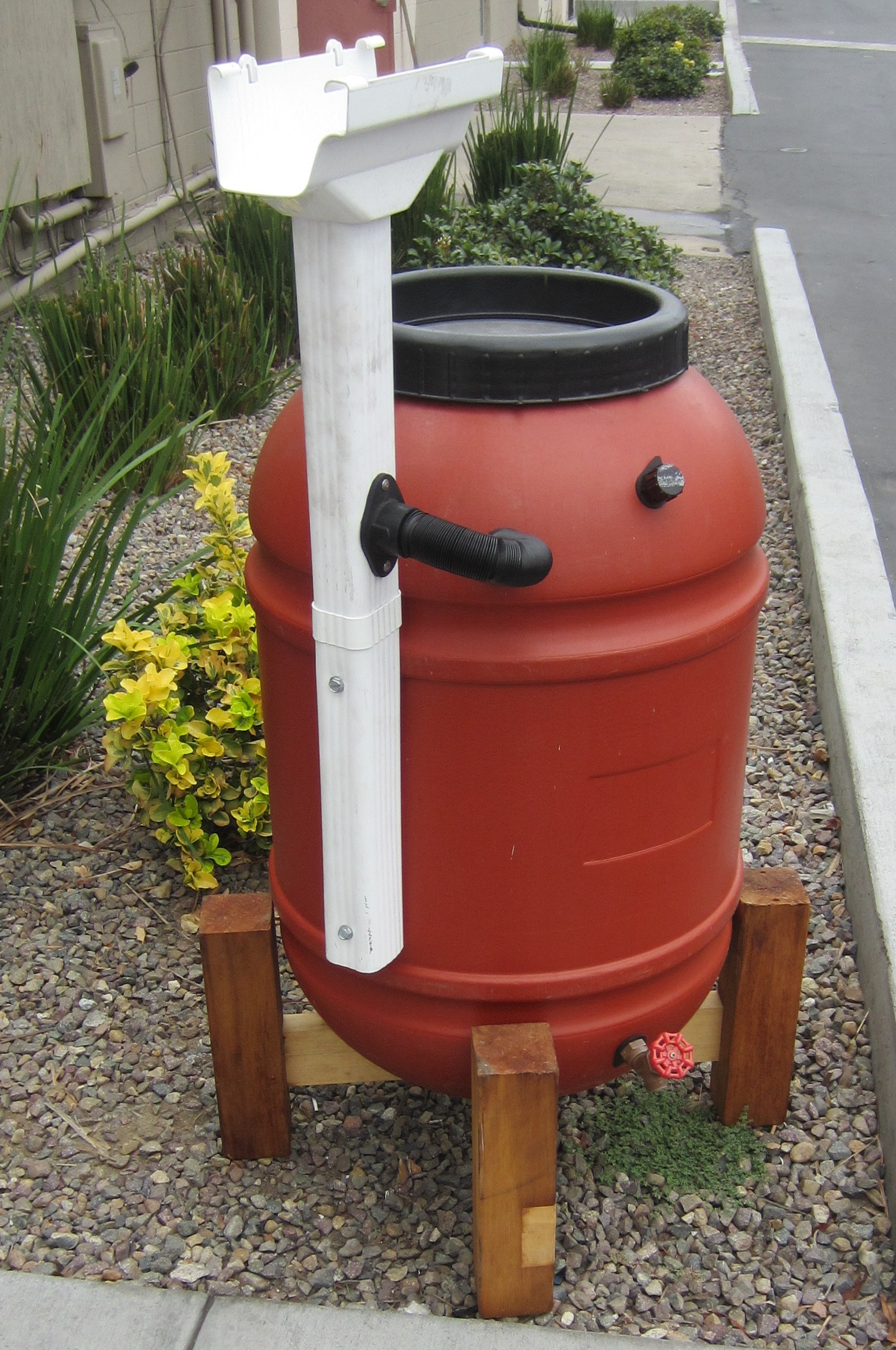 DIY Rain Barrel Kit
 Ideas Exciting Outdoor Potted Plants Design With