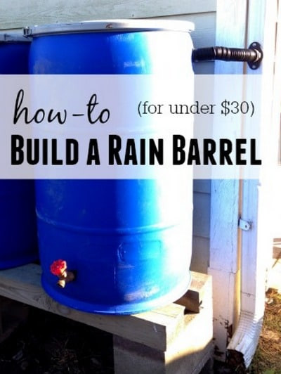 DIY Rain Barrel Kit
 How To Build A 3 Drum Rainwater Collection Tank System
