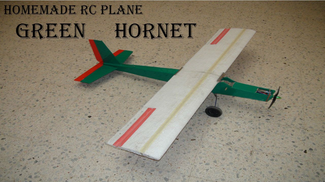 DIY Rc Plane
 homemade GREEN HORNET rc plane 2015