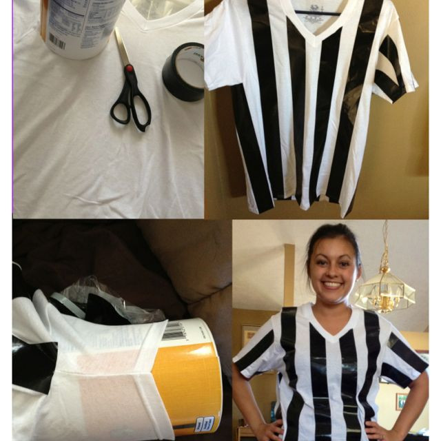 DIY Referee Costume
 DIY Referee Shirt