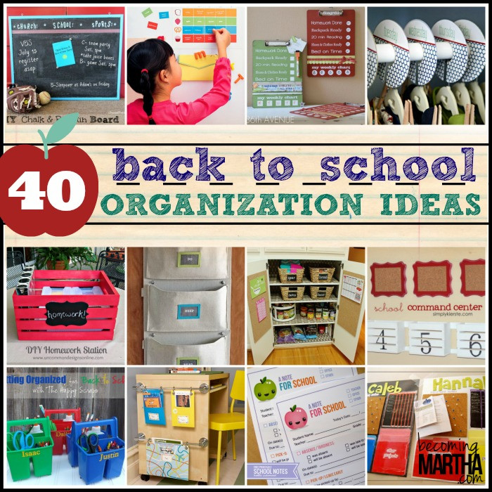 DIY School Organization Ideas
 40 Back to School Organization Ideas The Simply Crafted Life