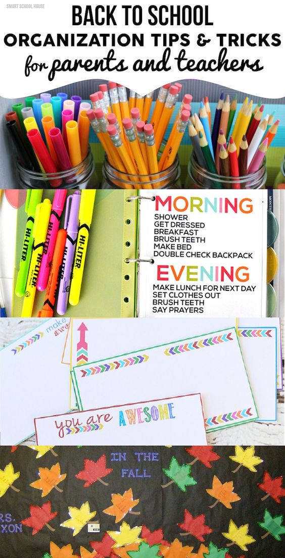 DIY School Organization Ideas
 Get organized and ready for back to school with these