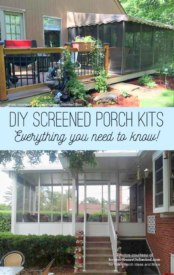 DIY Screened Porch Kits
 Screened Porch Kits Considerations and More