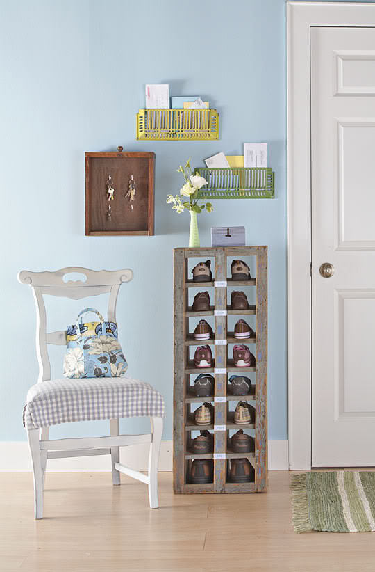 DIY Shoe Rack By Front Door
 Clever Storage Ideas You Never Thought