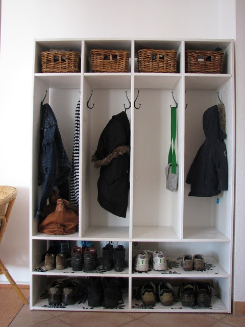 DIY Shoe Rack By Front Door
 1000 images about Front door coat shoe rack on Pinterest