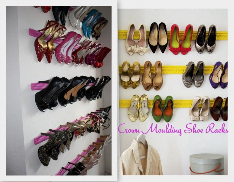 DIY Shoe Rack For Small Closet
 Ideas Organization Diy Box Storage Rack Shoe Boxes