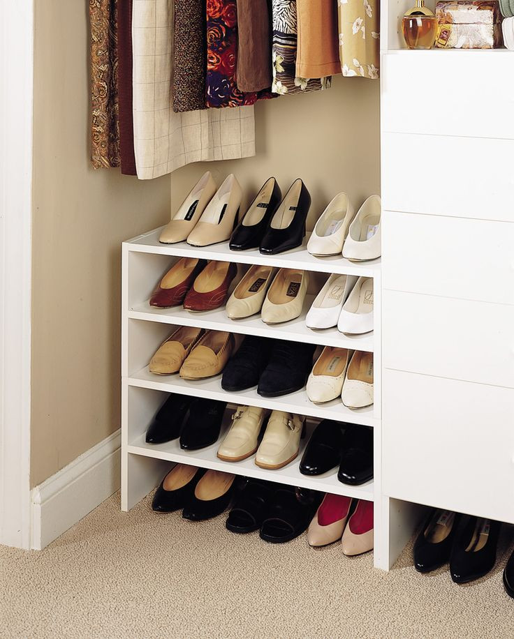 DIY Shoe Rack For Small Closet
 shoe storage ideas For the Home