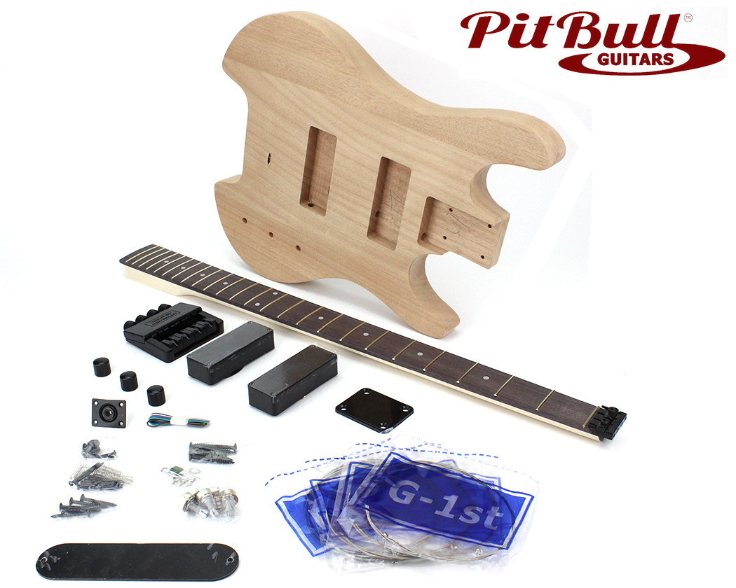 DIY Short Scale Bass Kit
 Bass Guitar Kits Pit Bull Guitars
