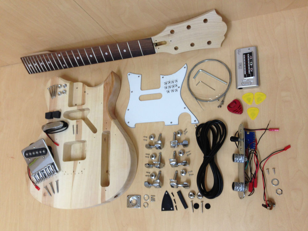 DIY Short Scale Bass Kit
 Ei38 3 4 Size Short Scale TE Style Electric Guitar DIY Kit